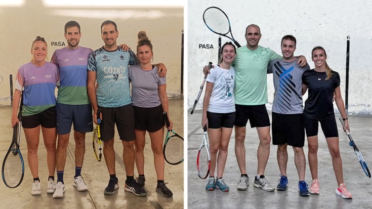 Urrozko frontenis txapelketako finalistak erabakiak gelditu dira