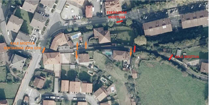 Lanak egin bitartean Kaxerna karrika moztua egonen da Beran