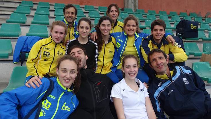 Neskur Etxenike eta Patti Sanz lesakarrak Gipuzkoako txapeldun atletismoan