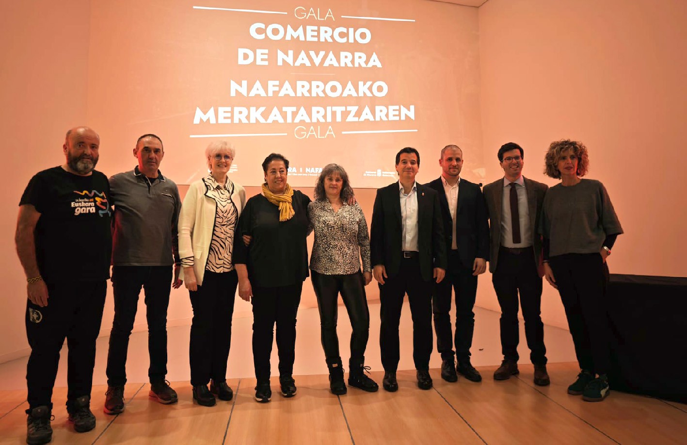 Deñe Abuin lesakarra saritu dute Nafarroako merkataritzaren lehen galan