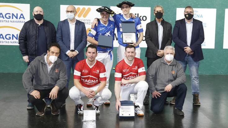 Eloi Otxandorena doneztebarrak eta Otanok irabazi dute Iruñeko Alde Zaharreko zortzigarren erremonte txapelketa