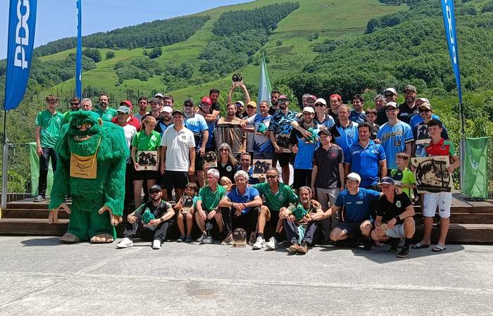 Baxi Basajaunako kirolariak bikain Nafarroako VI. Disko Golf Irekian