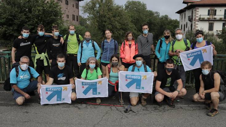 Presoen alde 1.056 kilometro egin dituzte Baztanen