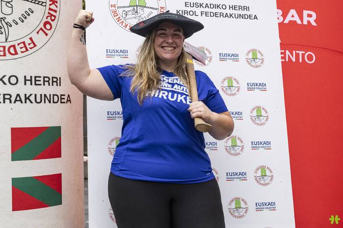 Nerea Sorondo beratarra Euskal Herriko Aizkolari Txapelketaren finalean izanen da azkenean