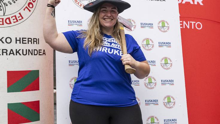 Euskal Herriko txapela 4. aldiz irabazi du Nerea Sorondok