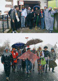 Elurrez mozorrotu da herria inauterietan
