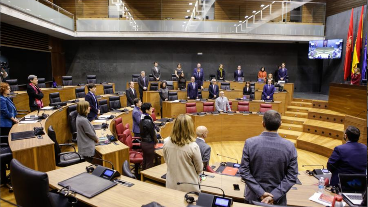 Minutu bateko isilunearekin oroitu du Parlamentuak Sunbillako lan istripuan hildako langilea